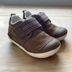 Toddler boys Stride Rite brown shoes